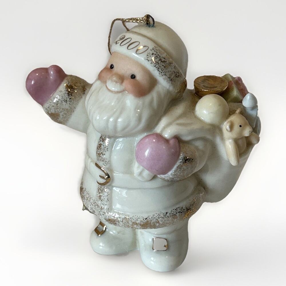LENOX 2000 Santa Claus "SPECIAL DELIVERY" Christmas Ornament 4" No Box
